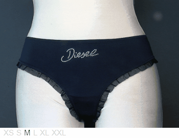 Diesel Brazilian bikini with lace trim