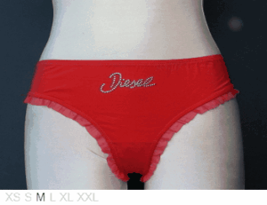 Diesel Brazilian bikini with lace trim