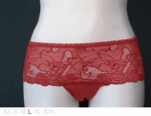 Dilady Cale‚àö√üon Faixa lace Brazil knicker