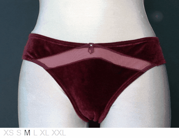 Elegance Velvet and tulle bikini