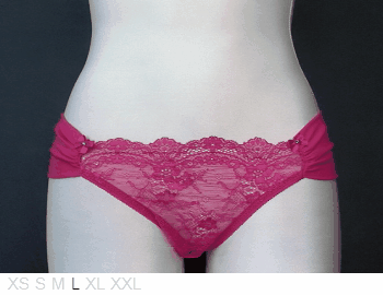 Elegance Lace and Lycra Brazilian bikini
