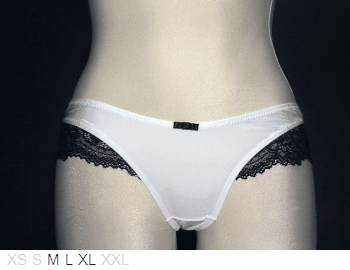 Elegance Poly Brazilian bikini with lace sides