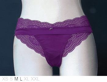 Elegance Poly and lace Brazilian bikini