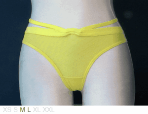 Elegance Zero VPL Brazilian tanga with belt