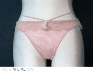 Ellipse Dual layer sheer low VPL tanga