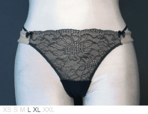 Ellipse Brazilian string thong