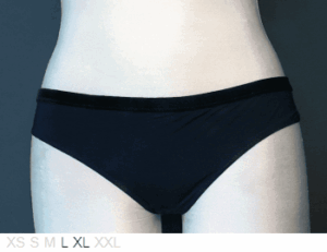 Ellipse Bikini with velvet trim and lace back