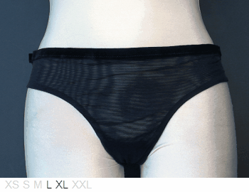 Ellipse Dual layer sheer bikini with embroidery