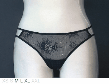 Ellipse Sheer front, lattice back dual string