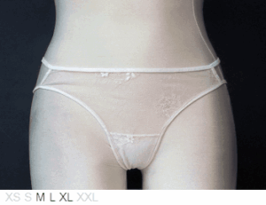Ellipse Sheer front, lattice back dual string