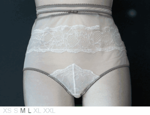 else Lace Tatoo Cut Out brief