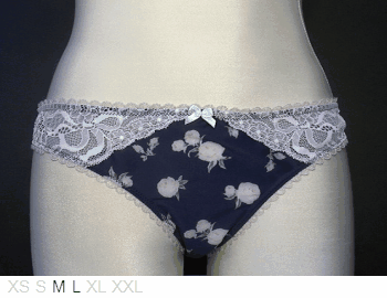 Evollove Dreaming in Roses sheer-back bikini