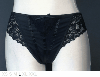 Exclusive 90% Nylon high-waist brief