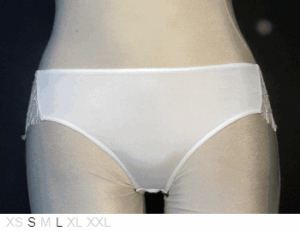 For Love and Lemons 50% nylon & cotton skivvies