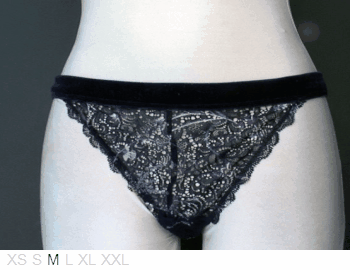 Gap Body Velvet and lace string bikini