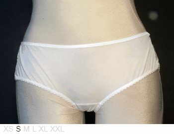 Huit Cherie chiffon front, lace back hipster