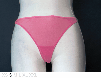Jezebel Sheer thong with lace back