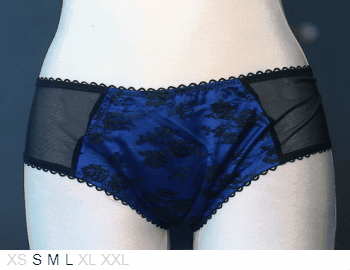 Kiss Me Deadly 95% polyamide and spandex hipster