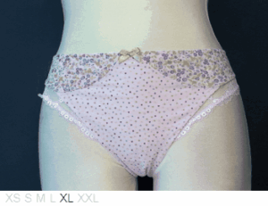 LOU Soft poly and lace trim bikini
