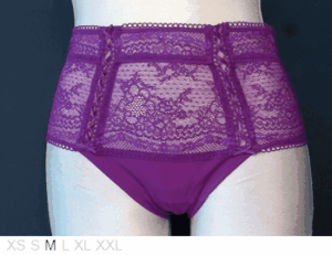 LOU Sheer and lace high waist