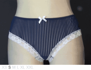 La Vie en Rose Half-sheer poly tanga