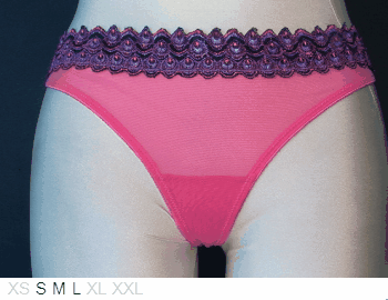 La Fee Verte Peacock Thong
