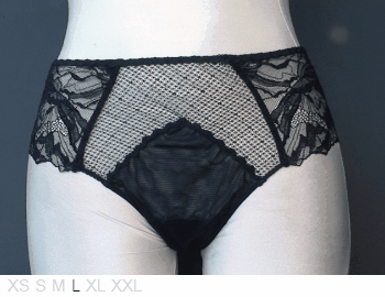 La Perla Dual-layer sheer Elenora brief