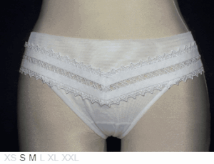 La Perla Low VPL, dual layer sheer bikini