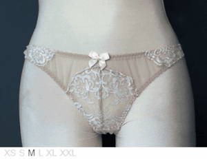 L'Argent Angelica sheer and lace bikini