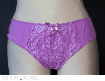 Larrici Lace and polyester Brazilian tanga