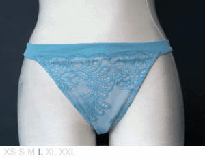 Le Mystere Sophia sheer and lace string