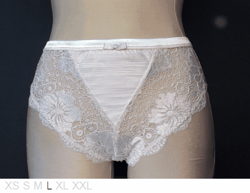 Lejaby Sheer and lace bikini, poly back