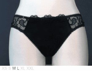 Lejaby Soft basic bikini with lace trim