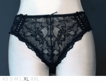 Linga Dore 80% polyamide bikini with lace front