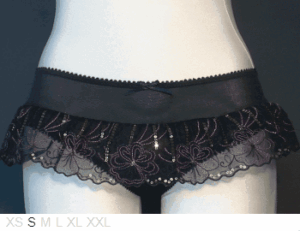 Little Minx Galmourpuss Skirted Brief