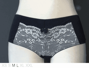 Little Minx Lauren lace detail hipster