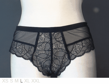 Loulette Lingerie Eldgridge sheer and lace bikini