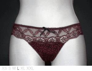 Love Libby Poly and lace thong