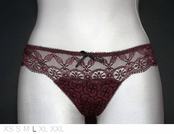 Love Libby Poly and lace thong