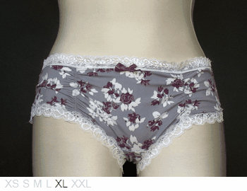 Marilyn Monroe Poly brief with lace trim