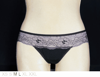 Mahalo Leda skirted lace thong