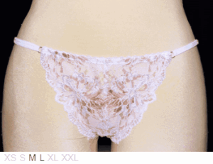 Mari M Lace adjustable string bikini