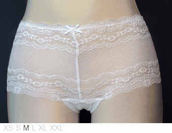 Marie Meili Poly and lace hipster