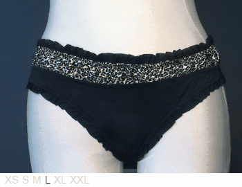 Marilyn Monroe Leopard trim Brazilian