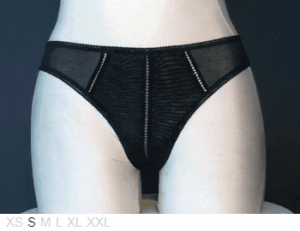Millesia Poly and sheer bikini