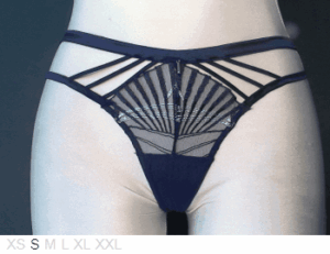 Millesia Beautiful dual-string thong