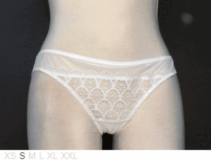 Millesia Libertine Dual-layer sewless sheer brief