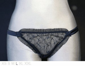 Mimi Holliday Pure silk lace string bikini