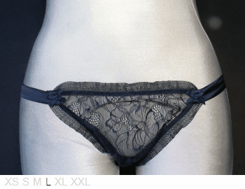 Mimi Holliday Pure silk lace string bikini