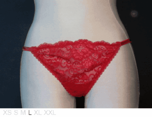 Mimi Holliday Open-back lace string bikini